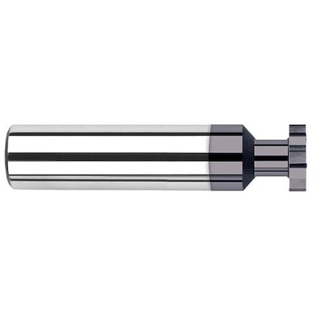 Harvey Tool 3/8 in. Cutter dia. x 0.1000 in. Width x 3/16 Neck CarbideSquare Deep Keyseat Cutter, 8 Flutes 71152-C3